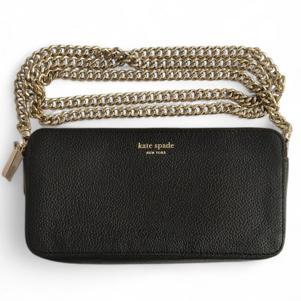 Kate Spade Black Margaux Double Zip Mini Crossbody